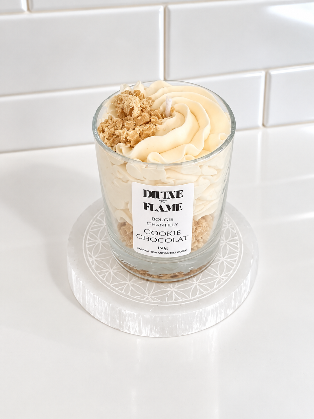 Bougie Chantilly Cookie Chocolat