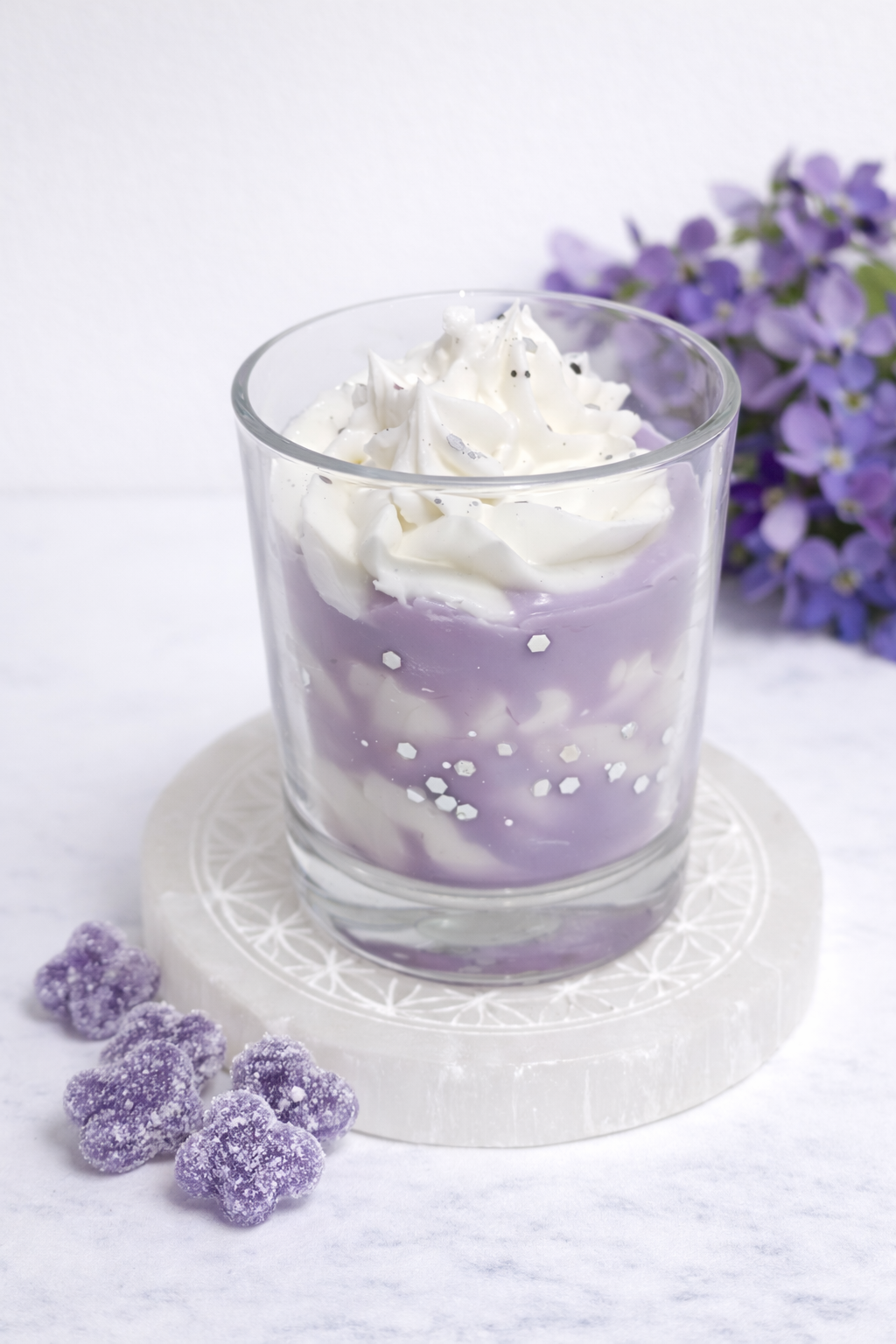 Bougie Chantilly Violette