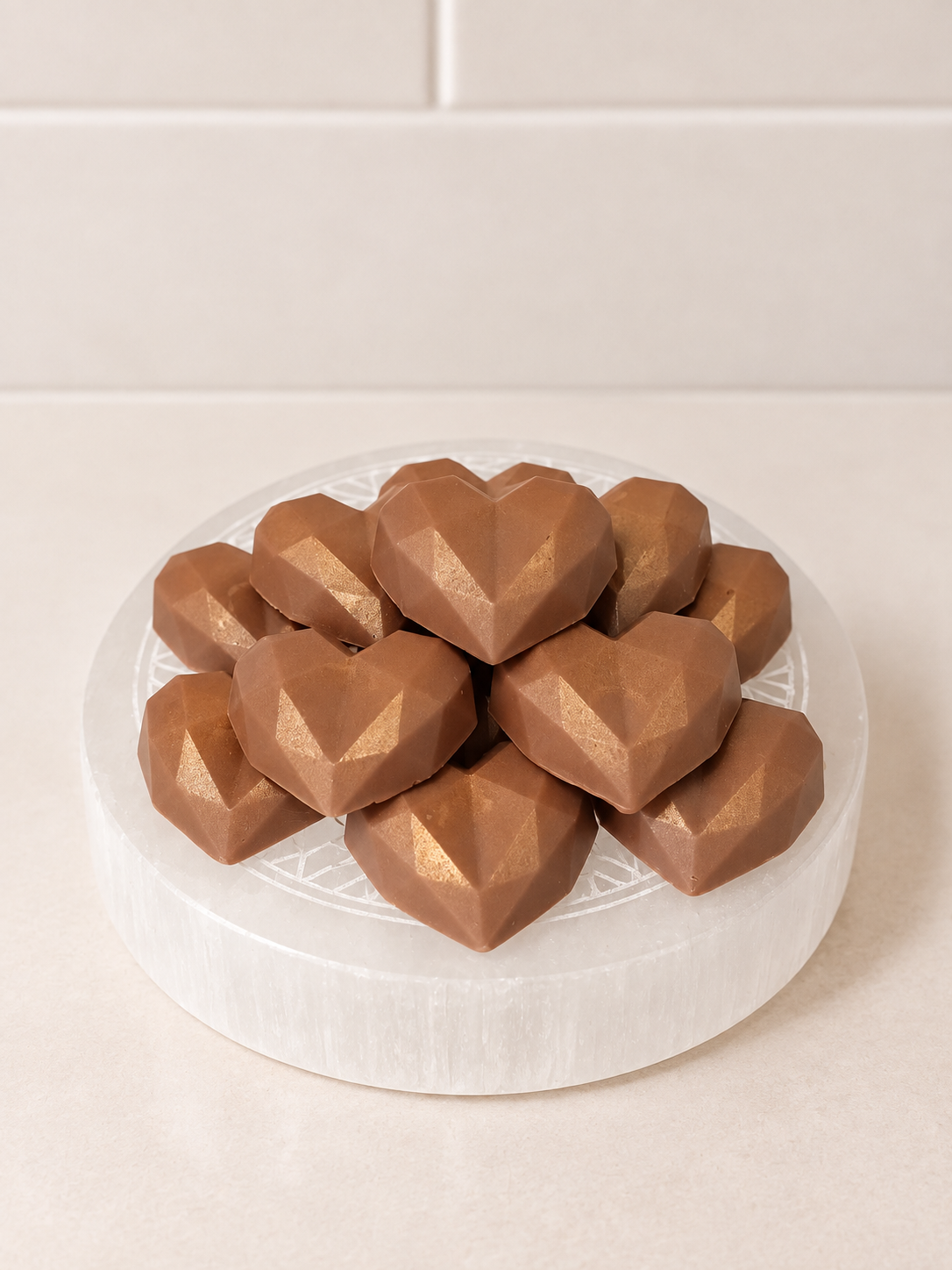 Crystal Hearts - Rocher Praliné