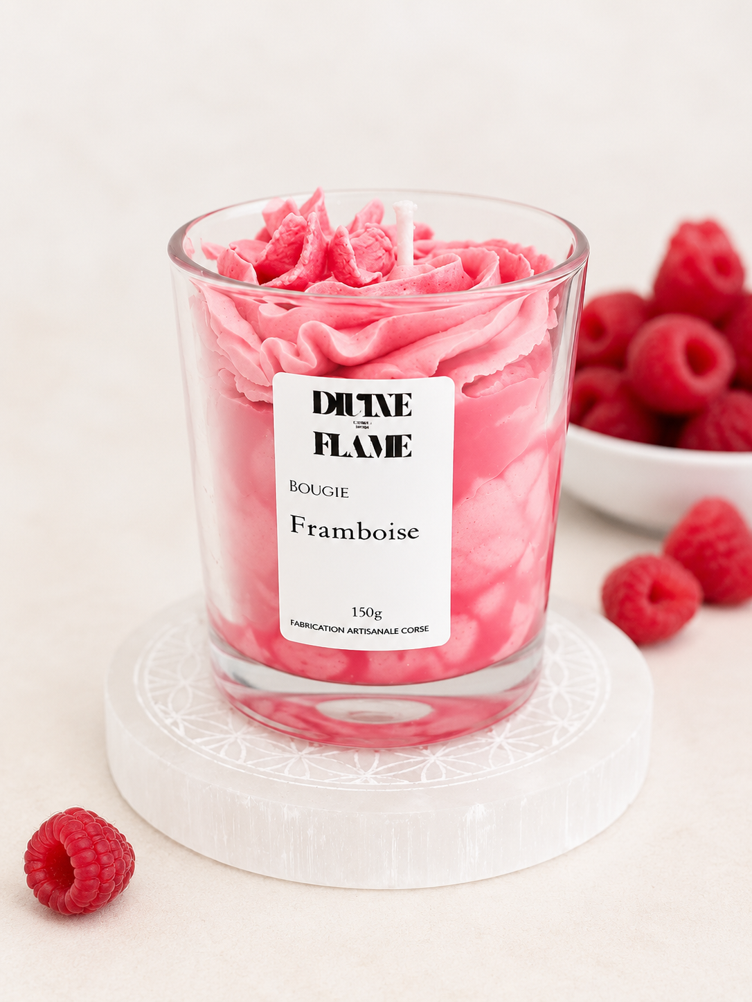 Bougie Chantilly Framboise