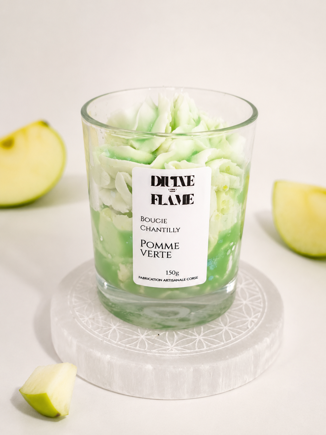 Bougie Chantilly Pomme Verte