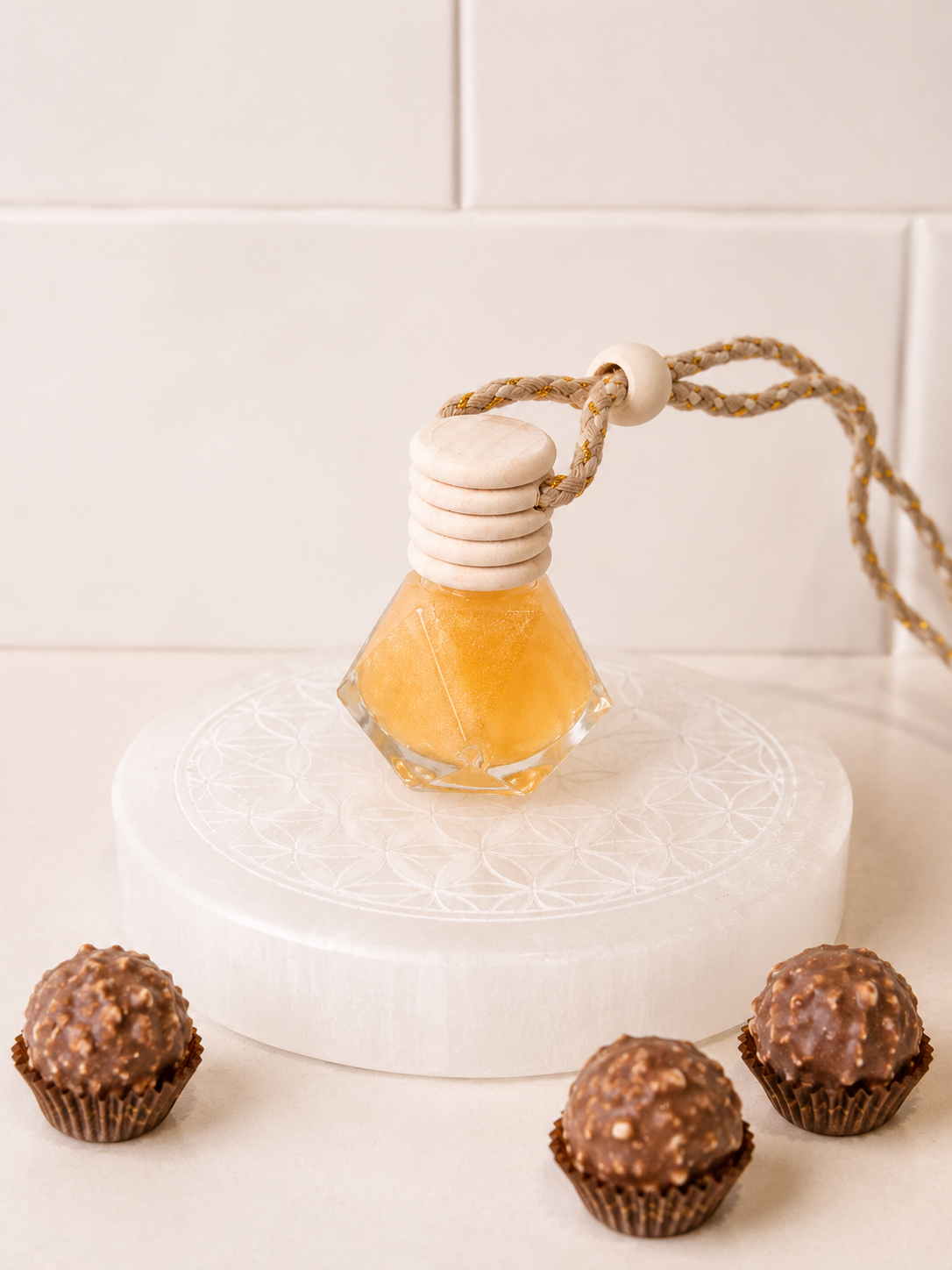 Diffuseur pour voiture - Rocher Praliné
