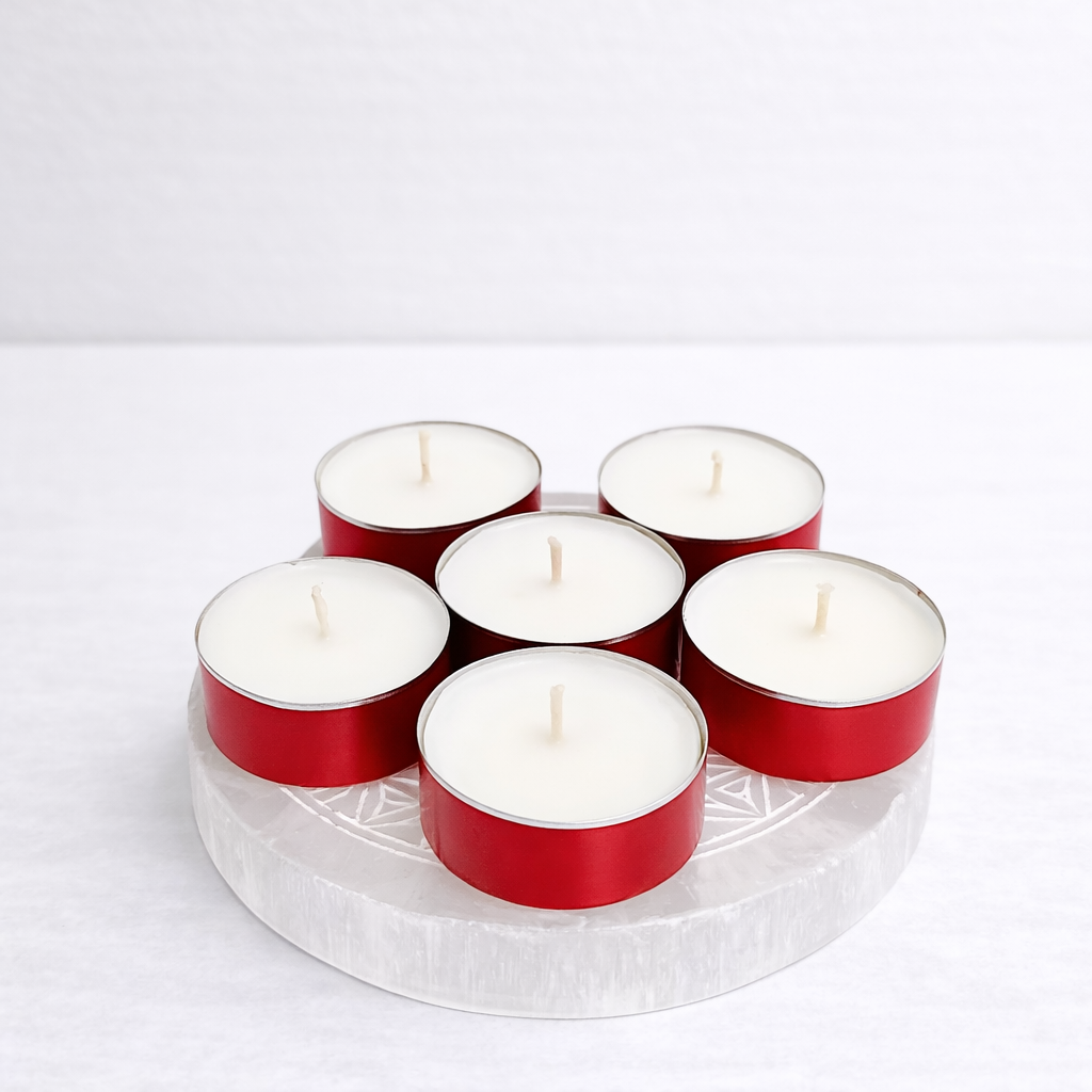Bougies chauffe-plats x6 (ROUGE)