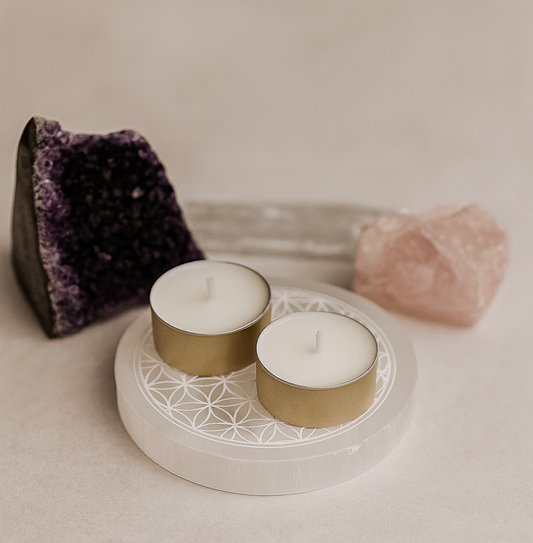 Bougie chauffe-plat x2