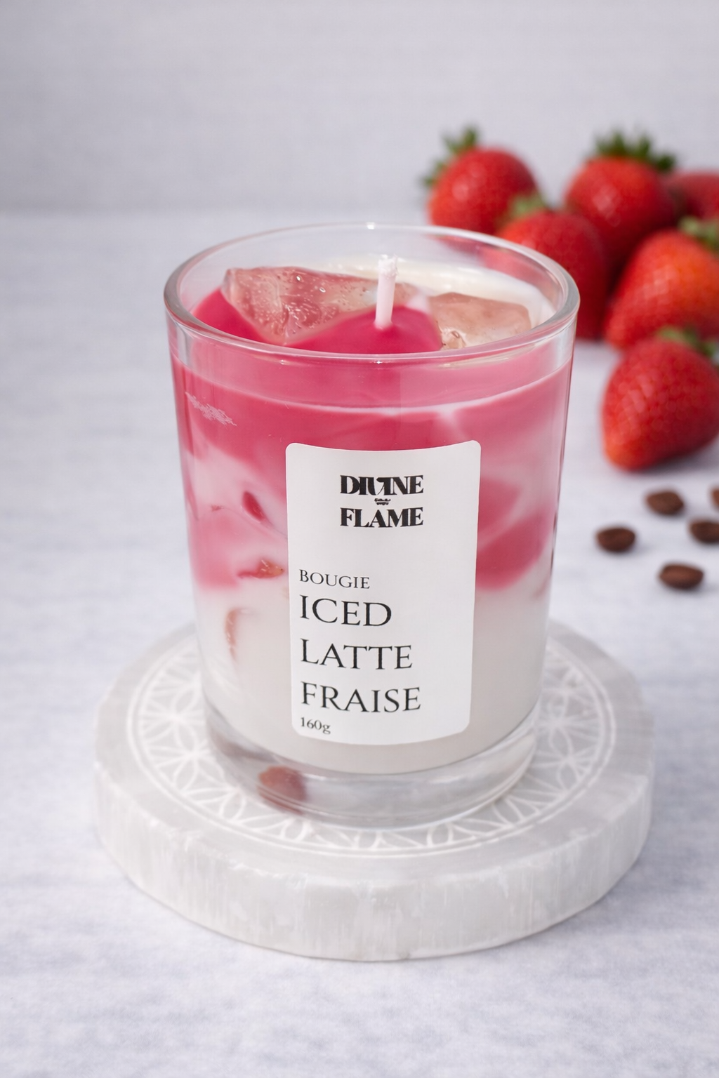 Iced Latte Fraise
