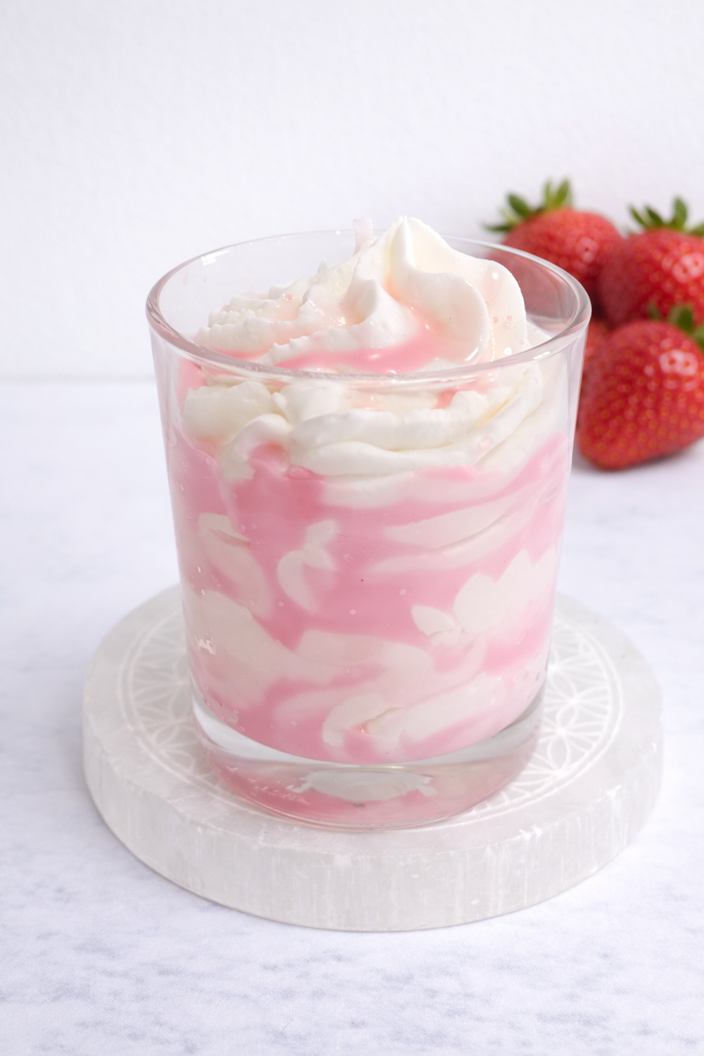 Bougie Chantilly Fraise des bois
