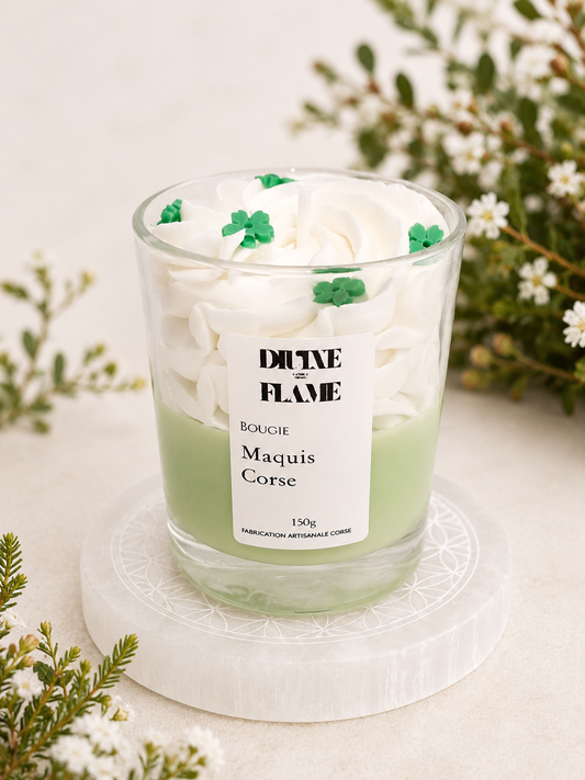 Bougie Chantilly Maquis Corse