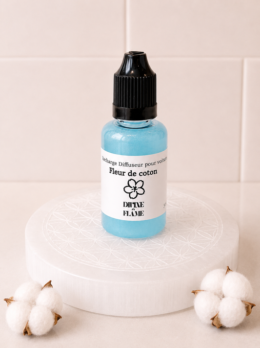 Recharge de Diffuseur pour voiture - Fleur de coton