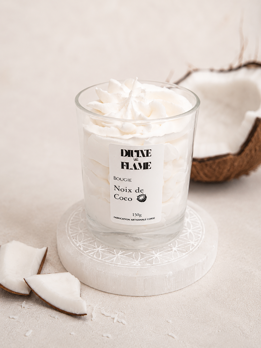 Bougie Chantilly Noix de Coco