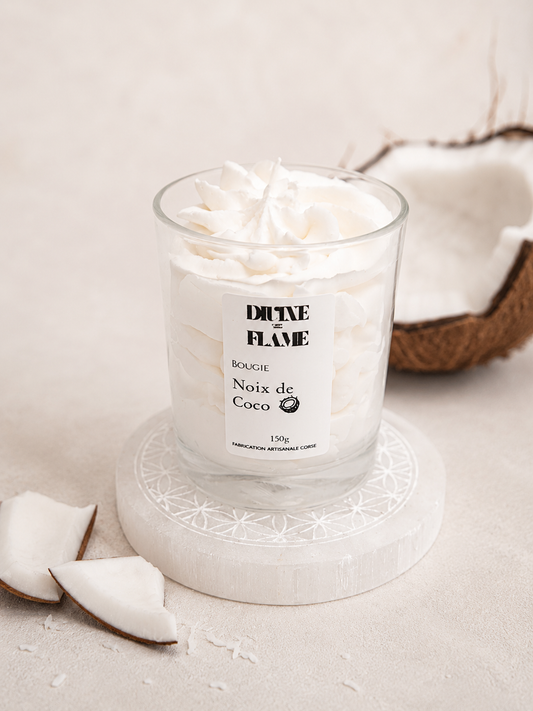 Bougie Chantilly Noix de Coco